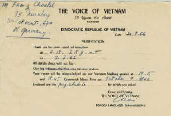 Voice of Vietnam vom 03.07.1966